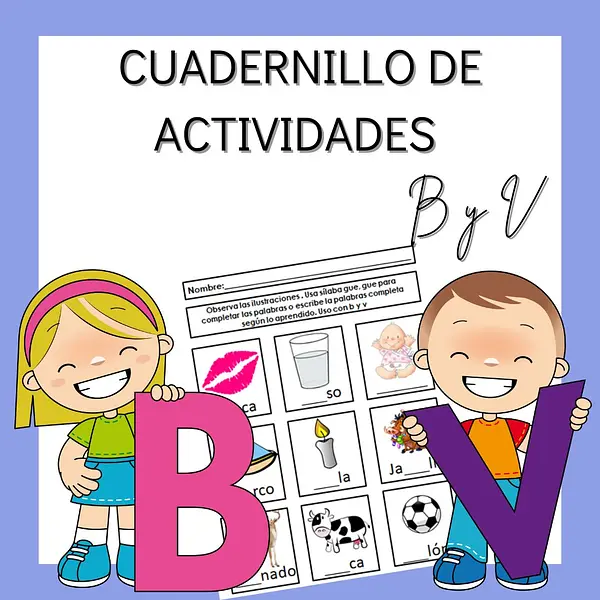 Cuadernillo de actividades B y V