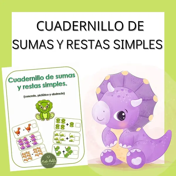 Cuadernillo de sumas y restas simple