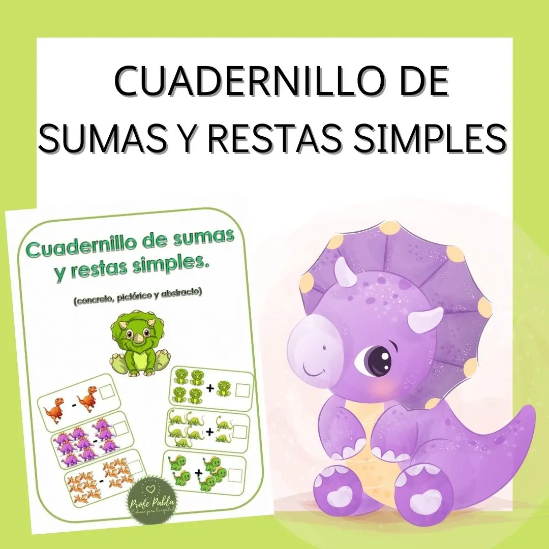 Cuadernillo de sumas y restas simple