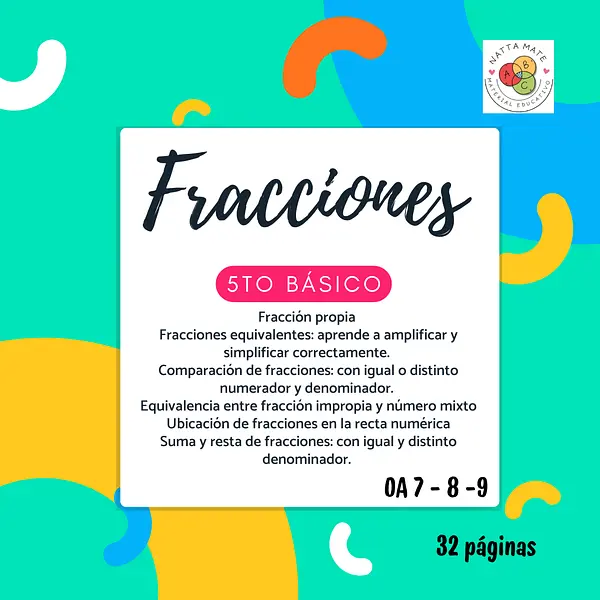 Fracciones propias, impropias y número mixto