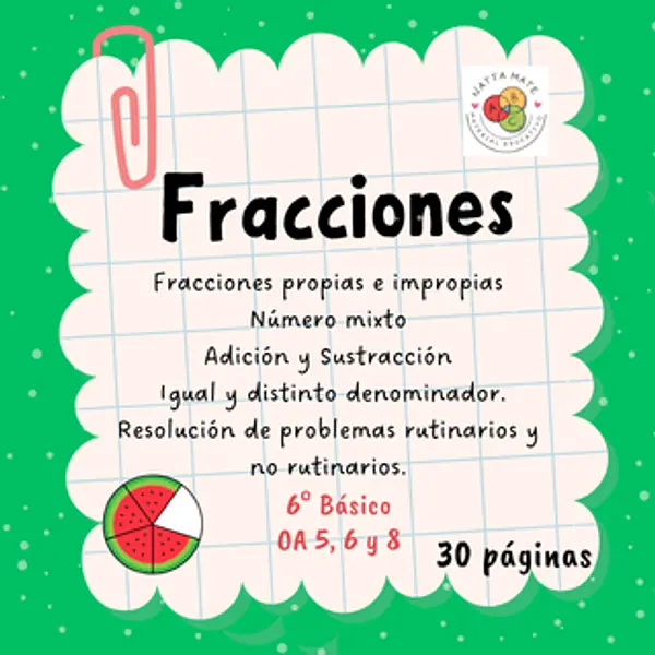 Fracciones impropias y números mixtos 6