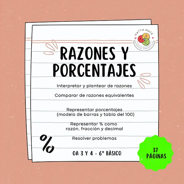 Razones y porcentajes 6