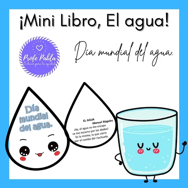 Mini libro "El agua"