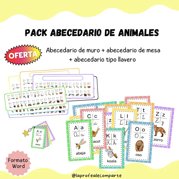 Pack Abecedarios animales