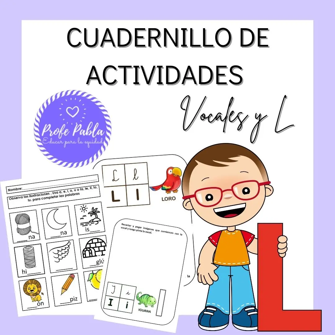 Cuadernillo de actividades vocales y L