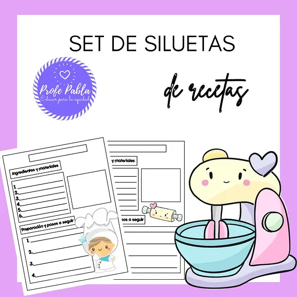 Set de siluetas, la receta