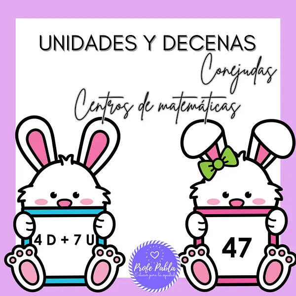 Unidades y decenas conejudas