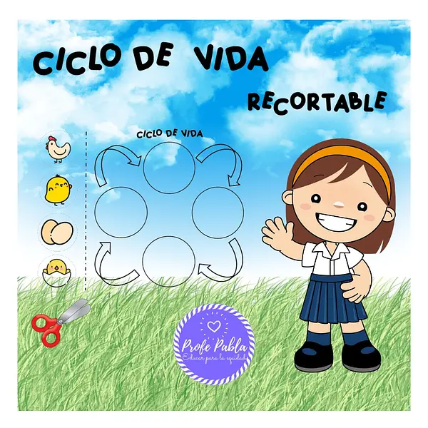 Ciclo de vida, recortable