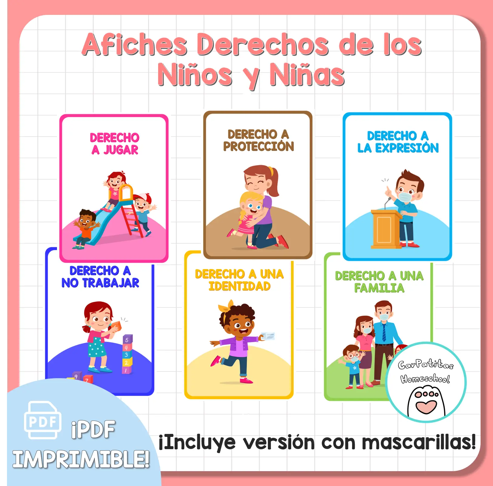 Afiches Derechos del Niño