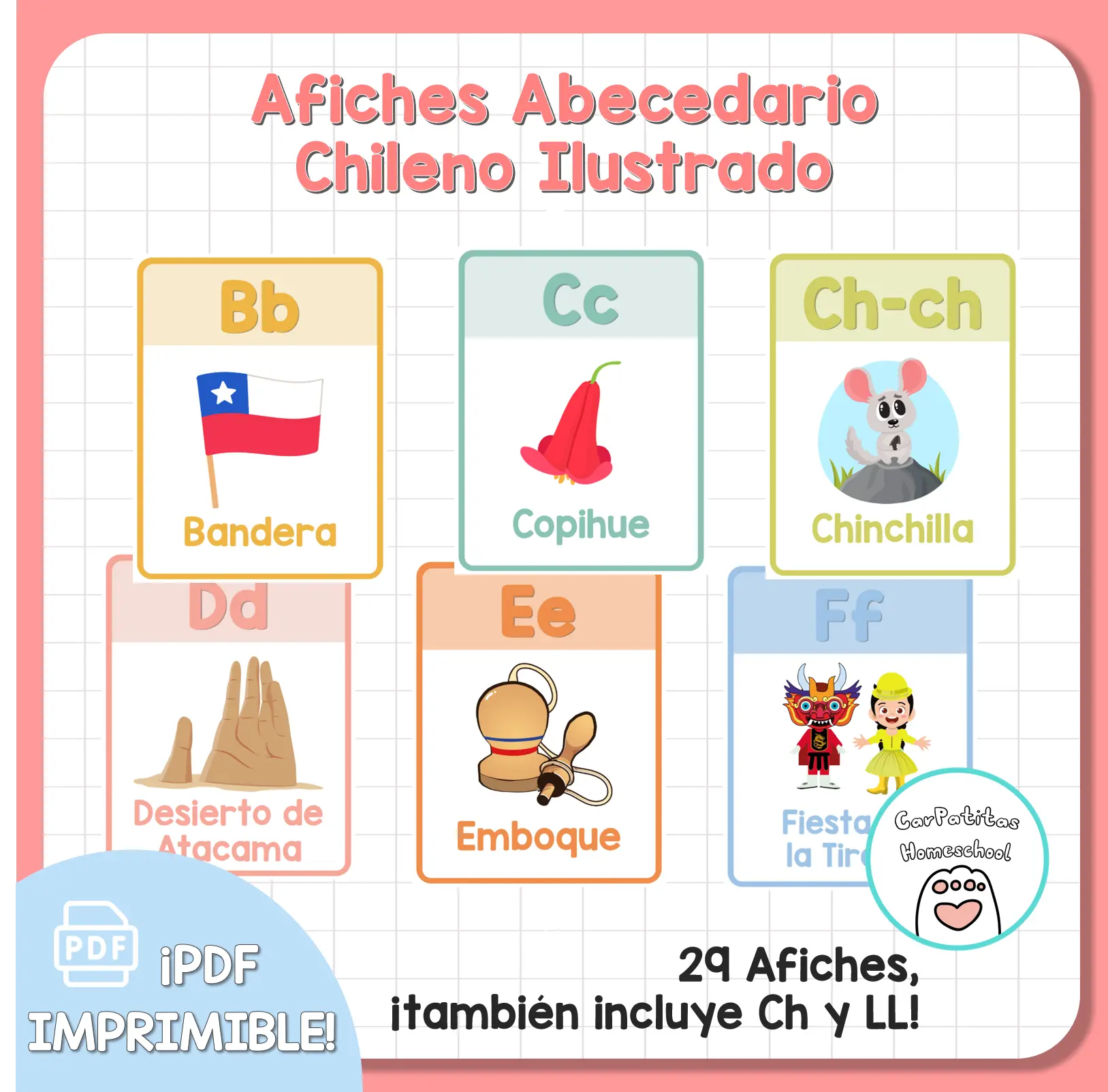 Abecedario Chileno Ilustrado