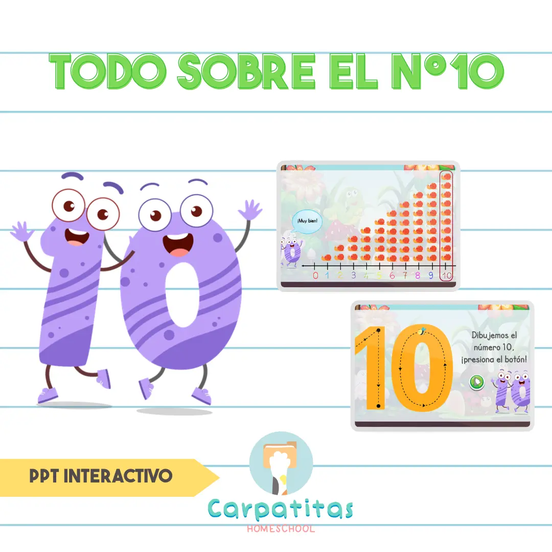 El Número 10 Para Niños