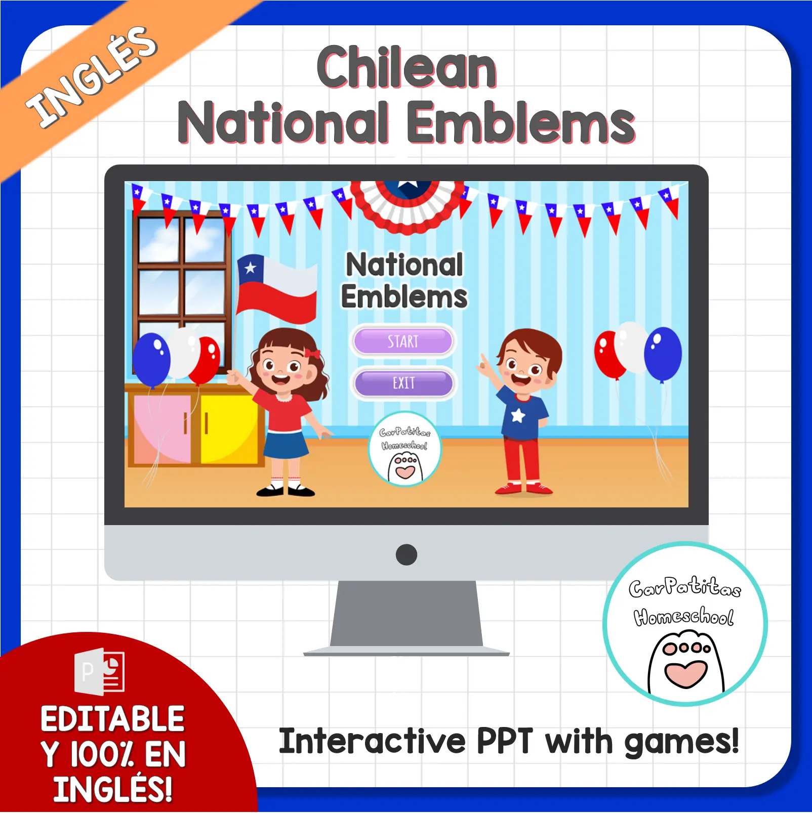 Chilean National Emblems | Emblemas Patrios en Inglés