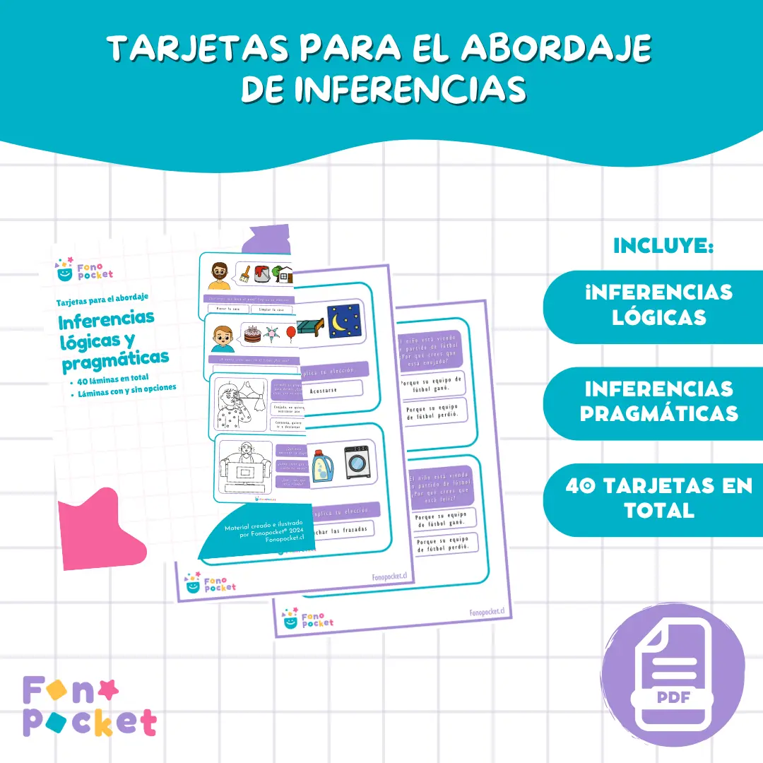 Tarjetas inferencias lógicas y pragmáticas