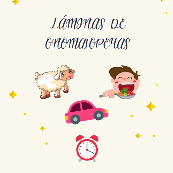 Láminas Onomatopeyas
