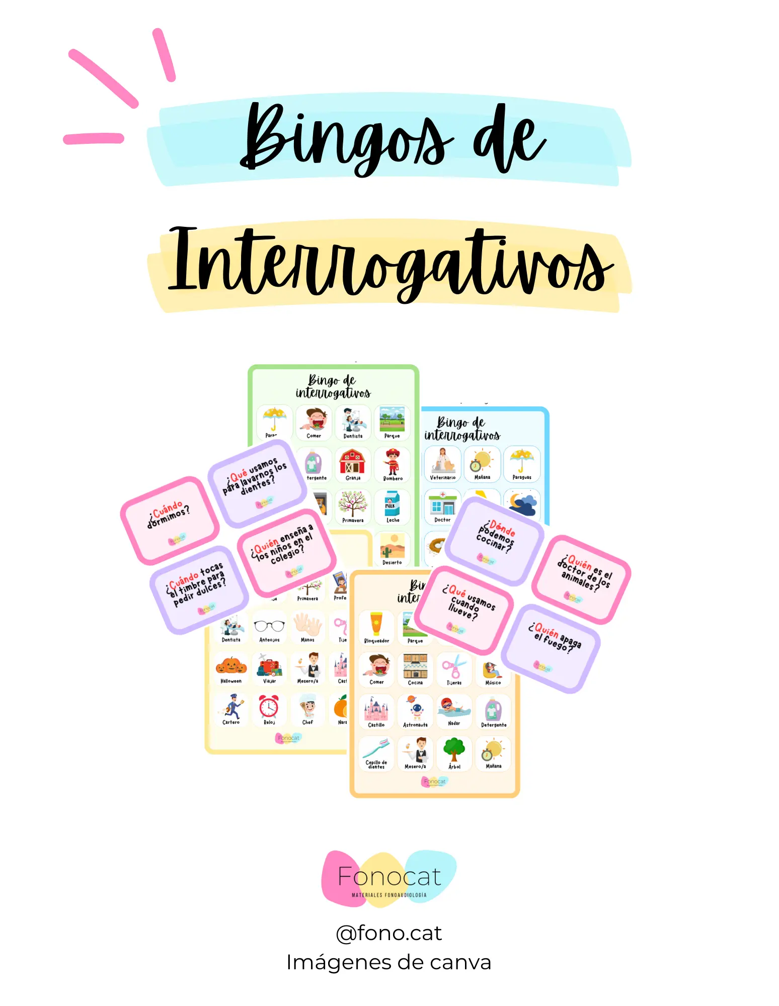 Bingo de Interrogativos