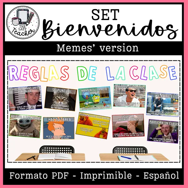 BANNER + REGLAS DE LA CLASE - MEMES - VERSIÓN 1