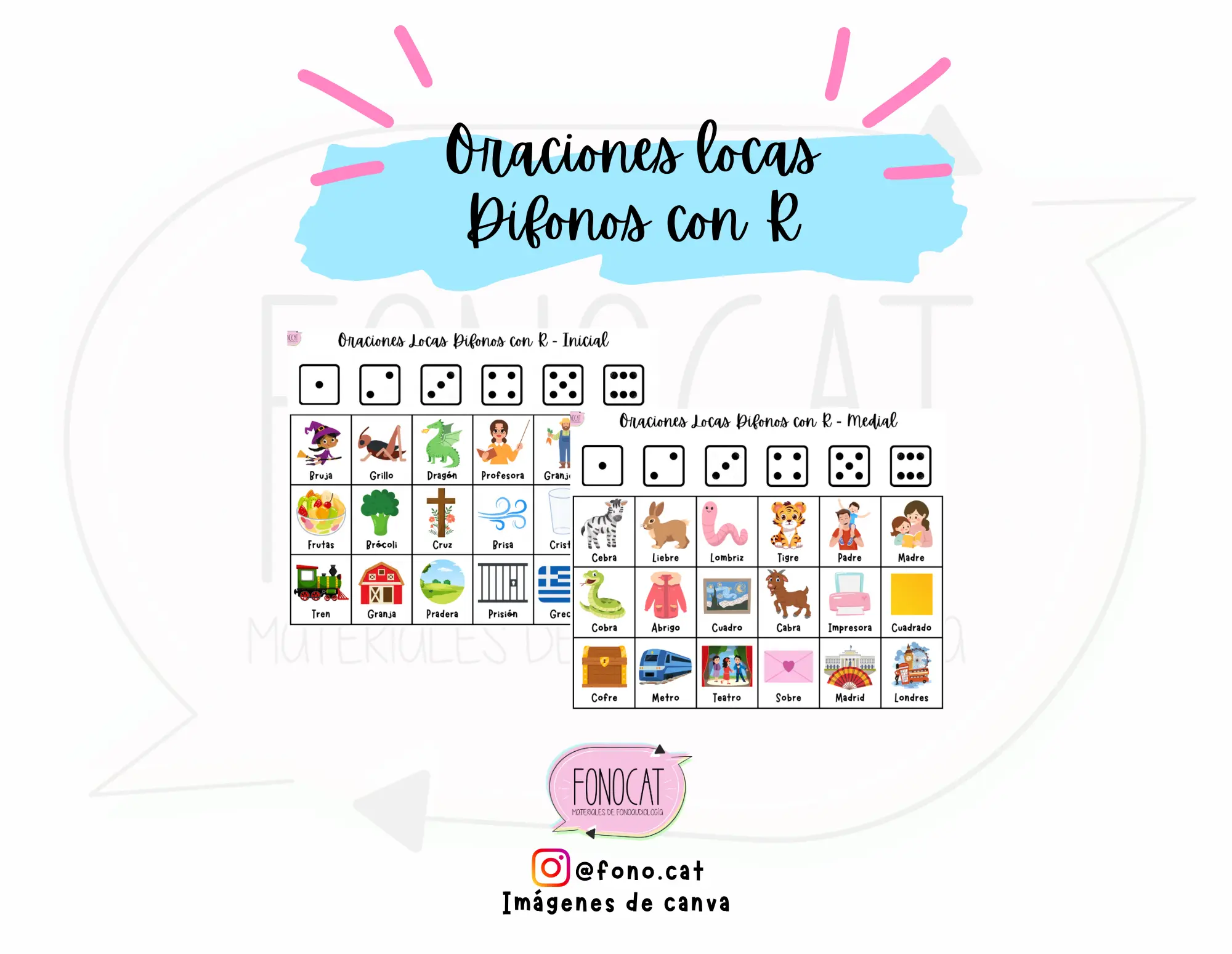 Oraciones Locas (Dífonos con L y R)