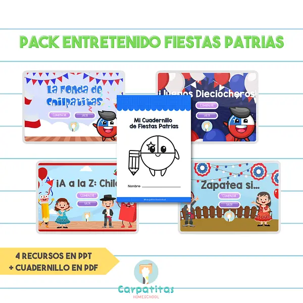 Pack Entretenido Fiestas Patrias