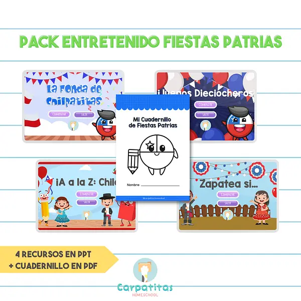 Pack Entretenido Fiestas Patrias