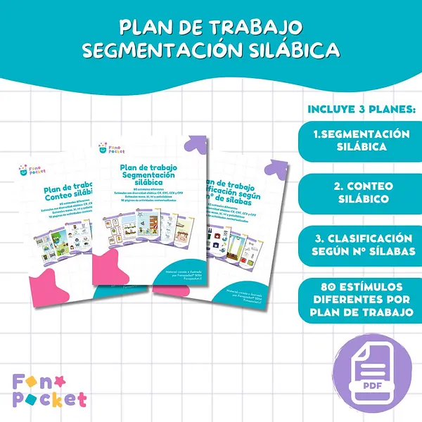 Plan de trabajo Segmentación silábica