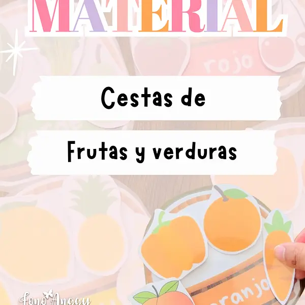 Cestas de frutas y verduras