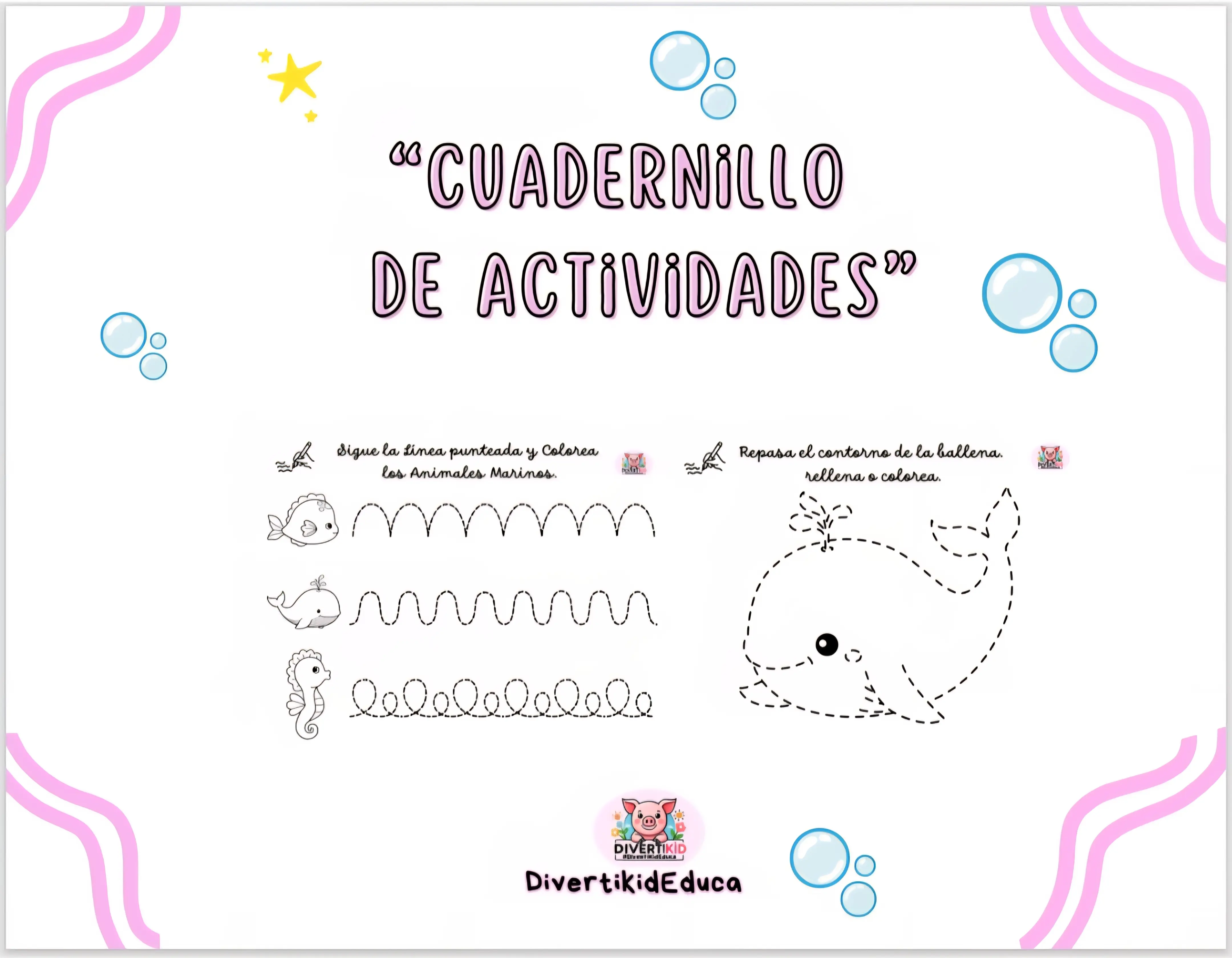 Cuadernillo  Actividades Mes del Mar