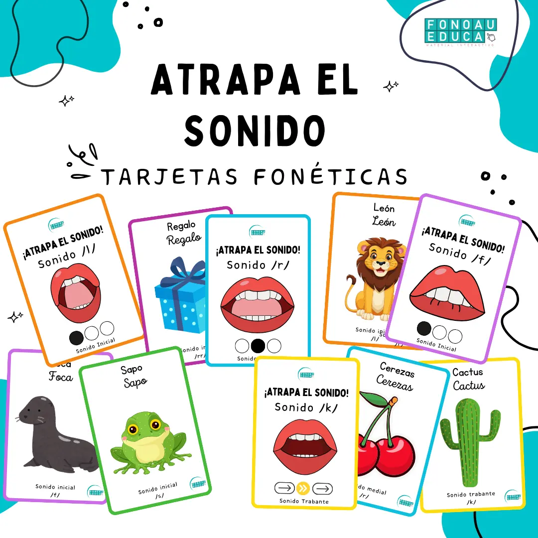ATRAPA EL SONIDO: TARJETAS FONÉTICAS