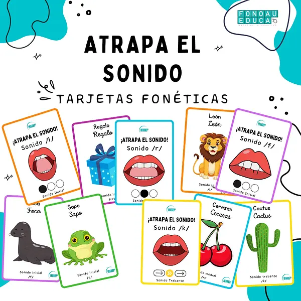 ATRAPA EL SONIDO: TARJETAS FONÉTICAS