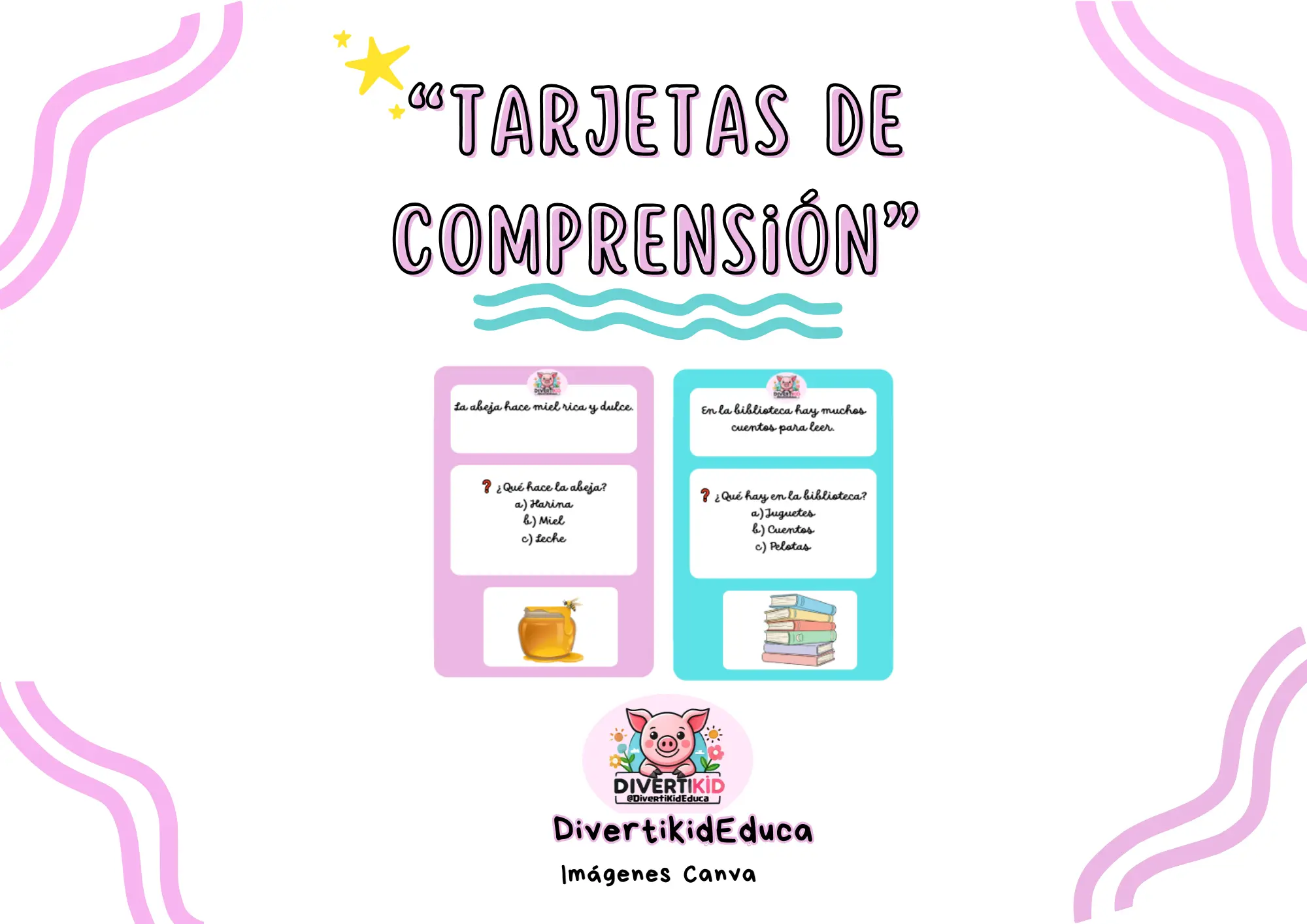 Tarjetas de comprensión