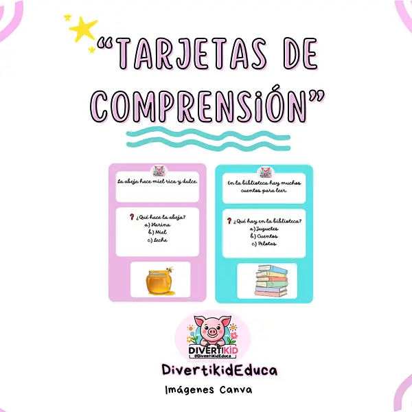 Tarjetas de comprensión