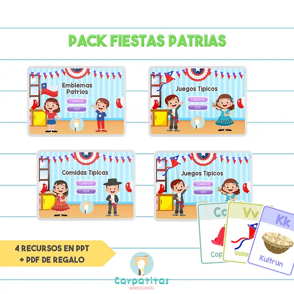 Pack Fiestas Patrias Chile