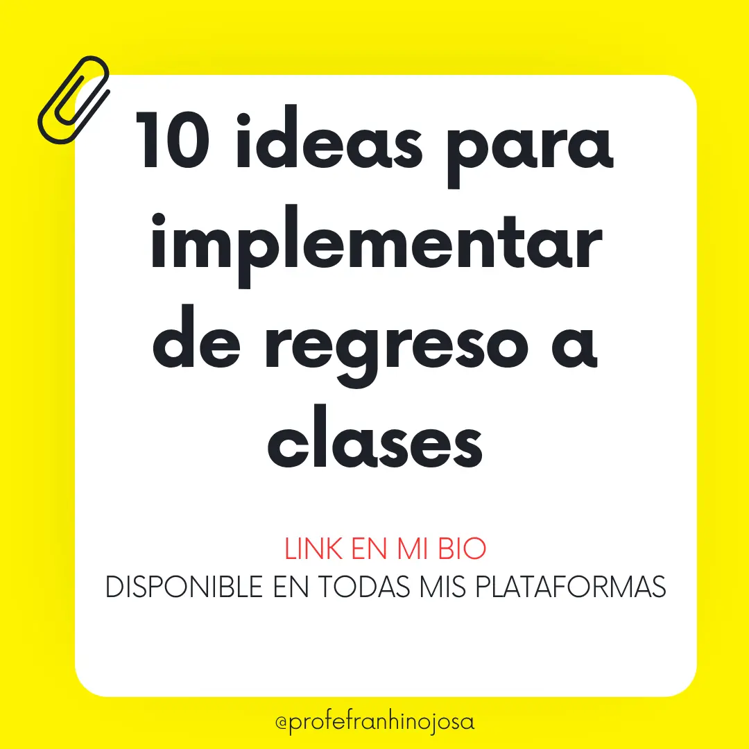 10 Ideas para regresar a clases!