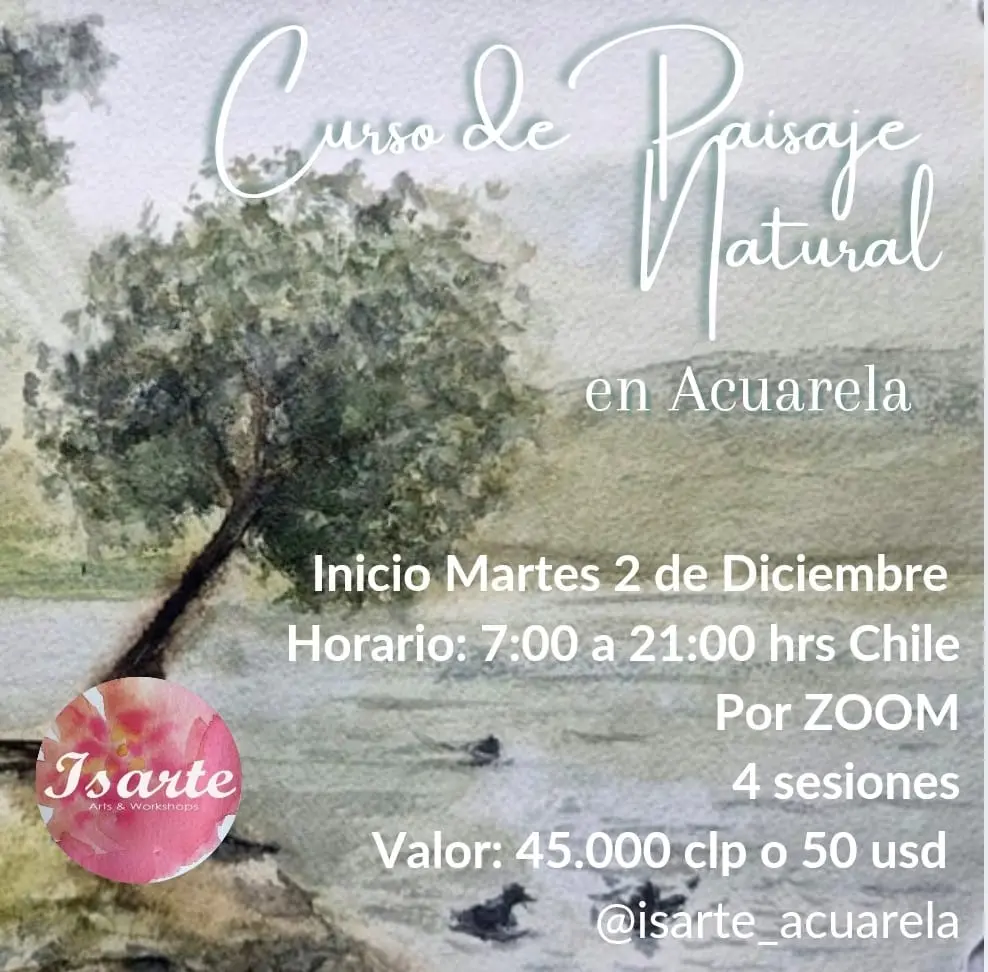 Curso Paisaje Natural en Acuarela