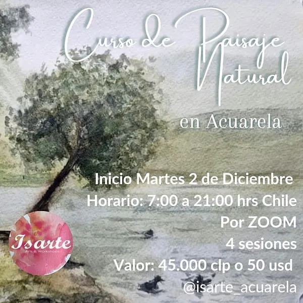 Curso Paisaje Natural en Acuarela