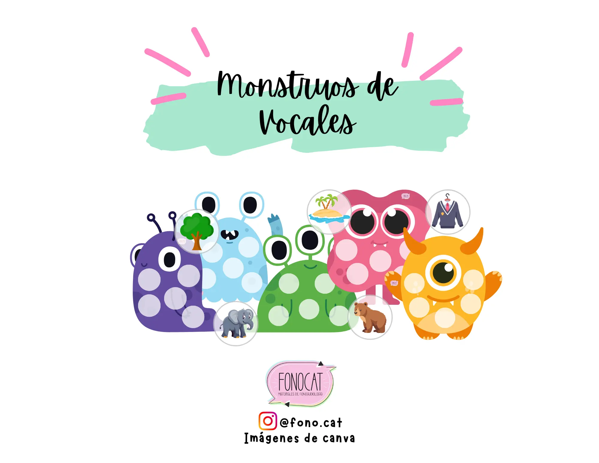 Monstruos de Vocales