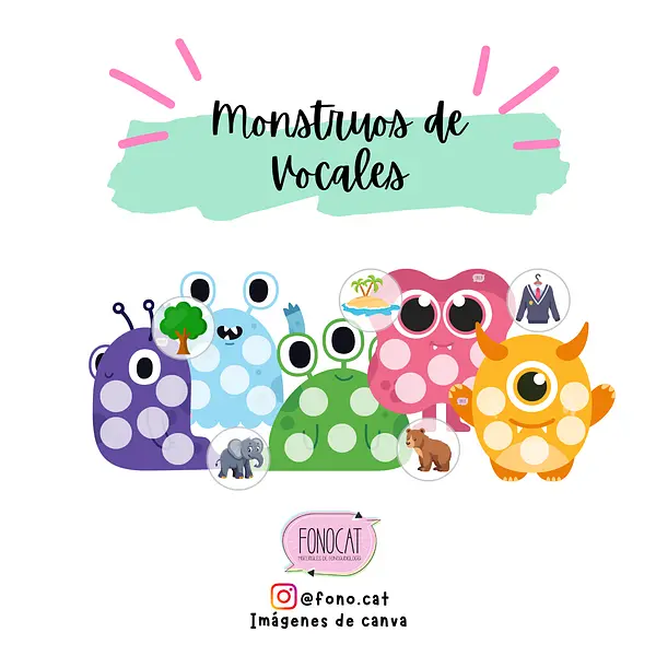 Monstruos de Vocales