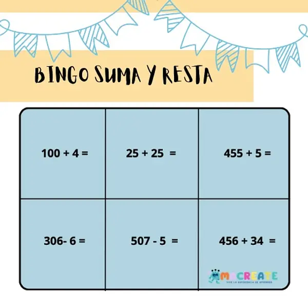 Bingo Suma y resta