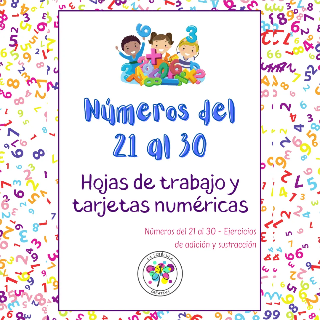 Spanish Numbers 21 30 Adition Subtraction Math Números Adición Sustracción