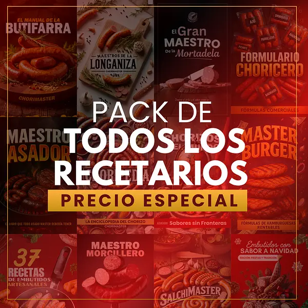 COMBO recetarios embutidos artesanales