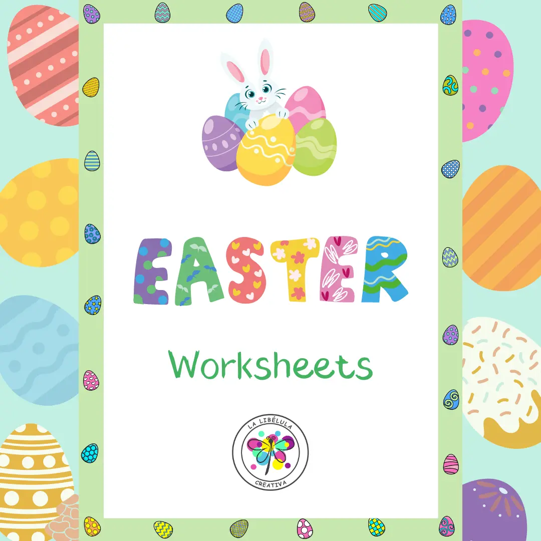 Easter Worksheets Full Color Spring March April Eggs NO PREP