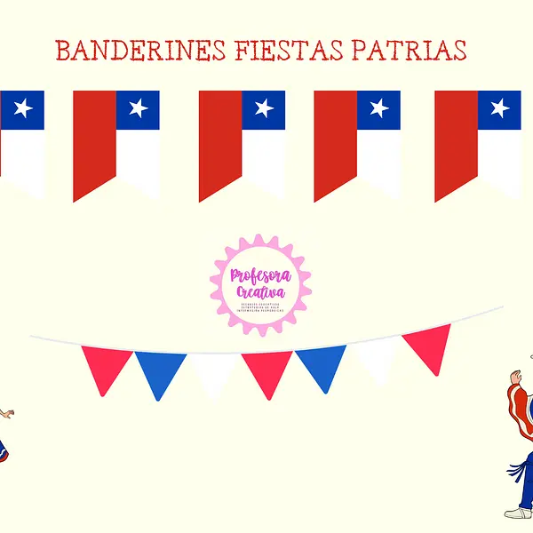BANDERINES FIESTAS PATRIAS