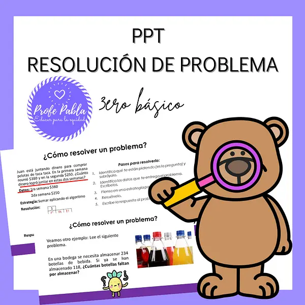 Ppt Problemas de adiciones y sustracciones 3°básico