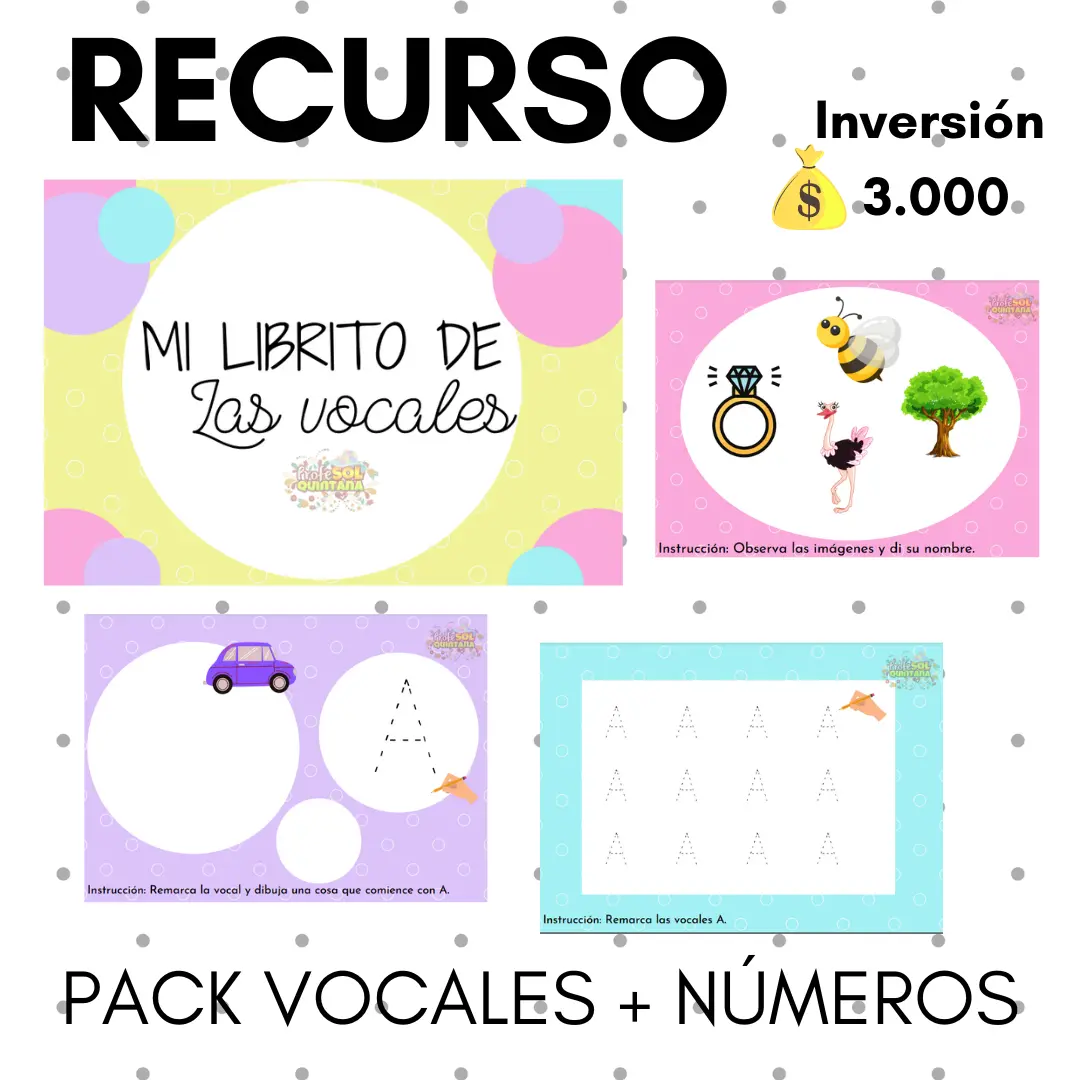 PACK LIBRITOS * Vocales + Números *