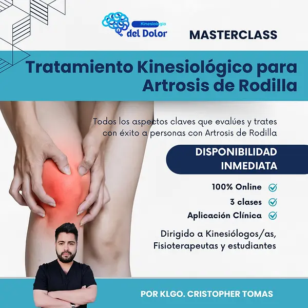 Masterclass Tratamiento Kinesiológico Artrosis de Rodilla
