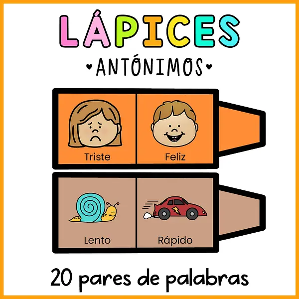 LÁPICES ANTÓNIMOS