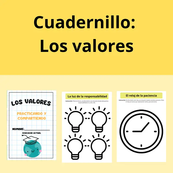 Cuadernillo: Los valores