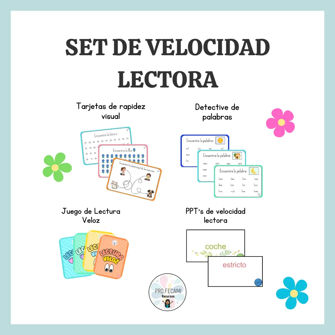 SET DE VELOCIDAD LECTORA 1