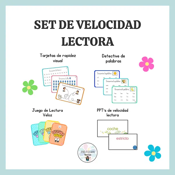 SET DE VELOCIDAD LECTORA 1