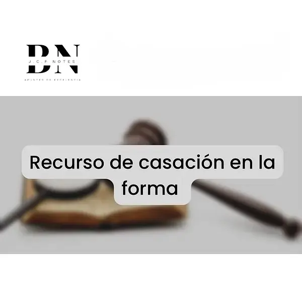 Recurso de casación en la forma