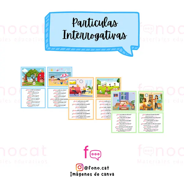 Partículas Interrogativas (Qué, Dónde, Quién)